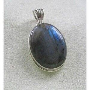 Sterling Silver Labradorite Pendant